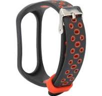 Smart Bracelet Band Smartwatch Wrist Band Loop Bracelet Strap Bicolor Anti  Lost for Xiaomi Mi Band 6 5 NFC(Black Red )