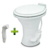 Zoro.com has been visited by 100k+ users in the past month Dometic 310 Rv Toilet White With Hand Spray