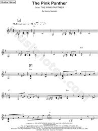 Sheet music app for ipad. The Pink Panther From The Pink Panther Sheet Music In E Minor Download Print Sku Mn0117690