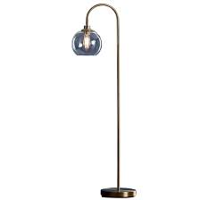 5 out of 5 stars. Allen Roth Mid Century Floor Lamp 59 5 In Metal Glass Antique Brass Gs F00834 Rona