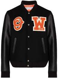 Off White Jaqueta Bomber Masculina Farfetch
