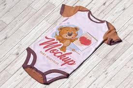 Free Baby Onesie Mockup Baby Onesie Mockup Baby Onesies Baby Bodysuit Onesies
