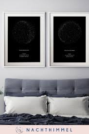 Sternenbilder Als Einzigartige Wanddekoration In Deinem Schlafzimmer Verewigt Den Sternenhimmel Eurer Geburt A Sternenkarte Sternenbilder Geschenk Fur Partner