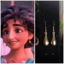 Julieta Madrigal Gold Teardrop Bead Hook Ohrringe von Encanto