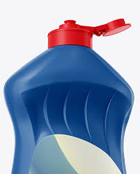 Washing Up Liquid Glossy Bottle Mockup In Bottle Mockups On Yellow Images Object Mockups