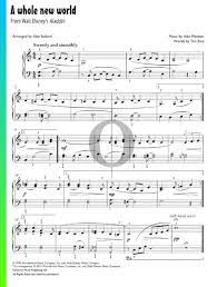 Written for solo instrument (piano) with a duration of 3 mins. A Whole New World Sheet Music Piano Solo Pdf Download Streaming Oktav