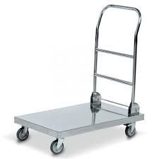 Nous doublons la garantie du fabricant! Chariot Trolley Inox Dos Rabattable Pour Cuisine Restaurant