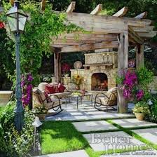 Garden Getaway Terassenentwurf Hintergarten Hinterhof Terrassen Designs