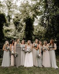 Boho Mix Match Bridesmaid Dresses Glam Bridesmaid Dresses Mix Match Bridesmaids Dresses Gray Wedding Party