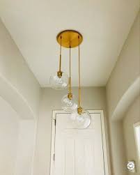 Small Light Globes West Elm Brass Light Fixture Entrance Hall Decor Globe Pendant Light