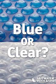 Blue Or Clear Solar Blanket For Pool Solar Pool Cover Pool Cover