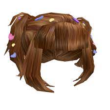 Brown Wavy Pigtails W Kawaii Clips Roblox Pigtails Blonde Fashion Wavy