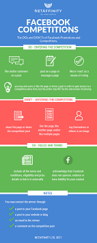 Facebook contests and giveaways can be one of the best offers to your audience, but to attract the right leads you need to design a contest to serve your business goals. Infographic How To Run A Successful And Compliant Facebook Competition Net Affinity Blog