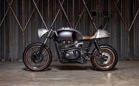 Cafe Racers Scramblers Street Trackers Vintage Bikes And Much More The Best Garage For Special Motorcycles An Triumph Thruxton Triumph Thruxton 900 Triumph