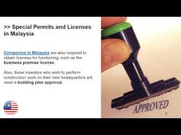 In order to understand about the licensing in malaysia, here we explain the type of premise license that usually customers concern about. Obtain Special Permits And Licenses In Malaysia