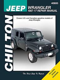 We did not find results for: Chilton Repair Manual For Jeep Wrangler 1987 2017 Amazon Com Books