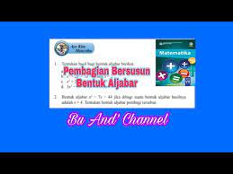 Latihan soal disusun berdasarkan buku paket ips kelas 7 smp/ mts kurikulum 2013 revisi tahun 2017. Ayo Kita Mencoba Hal 230 Pembagian Bentuk Aljabar Mat Kelas 7 Bab 3 Youtube
