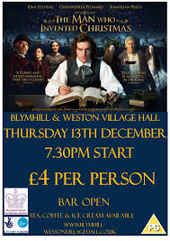 Film Night: The Man Who Invented Christmas - Blymhill & Weston-Under-Lizard  Village Hall