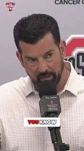 Ohio State Head Coach Ryan Day discusses a study he did while coaching for  the Philadelphia Eagles about how clutch players fall back