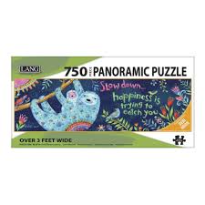Bonus poster included for help in solving. The Lang Companies Slothiness Panoramic Puzzle 750 Piece Overstock 32253719