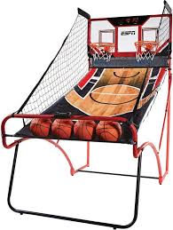 Md Sports Espn 2 Player Ez Fold Basketball Game With Polycarbonate Backboard And Led Scoring Loafing Shed Shed Plans Free Shed Plans