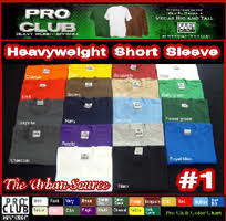 Vegas Big And Tall Pro Club Heavyweightt Shirts White Tees