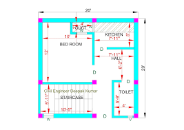 *total square footage only includes conditioned space and does not all house plans from houseplans are designed to conform to the local codes when and where the in addition to the house plans you order, you may also need a site plan that shows where the house is. Civil Engineer Deepak Kumar 400 Square Feet House Plan With 3d View