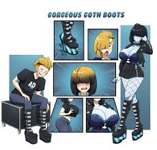 Goth boots tg tf