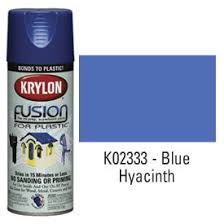 Fusion requires no primer at all on any plastic surface. Krylon Fusion For Plastic Paint Gloss Blue Hyacinth Pkg Qty 6 Blue Hyacinth Krylon Painting