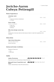 It plays the dual role of giving a summary of the candidate's qualifications and skills. Work Resume Template