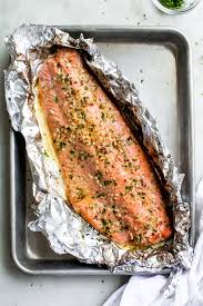 Its internal temperature should reach 145°f and you i love salmon and make it often. Garlic Butter Baked Salmon In Foil Recipe Little Spice Jar