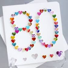Female Handmade Birthday Card For Grandmother 80th Birthday Card Personalised Age 80 Card Handmade Etsy In 2020 80th Birthday Cards 60th Birthday Cards 50th Birthday Cards