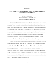 Find out what components a research paper abstract consists of. Political Science Research Papers