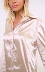 9 months ago 06:18 hdsex satin, milk, femdom. Satin Blouse Champagne