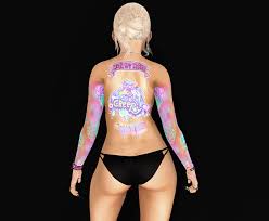 See more ideas about tattoos, pastel tattoo, body art tattoos. Second Life Marketplace Vladi Inc Creepy Kawaii Tattoo Bom