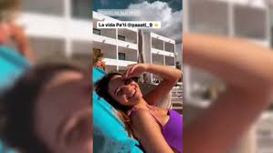 Marcos llorente looks to be making the best of his time away from the spain wag patricia and her man llorente are on holiday after he was axed from spain's euros squadcredit: Patricia Noarbe La Novia De Marcos Llorente Arrasa En Instagram Con Una Foto En Banador