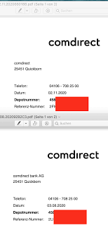 Mit iban generator für ein konto bei comdirect bank quickborn. Pdf Import Von Comdirect Import Export Portfolio Performance Forum