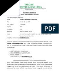 Yang bertanda tangan di bawah ini nama : Surat Kuasa Khusus Pendampingan