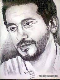 احمد حلمى portrait male sketch portrait tattoo