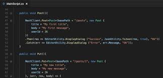 Rest Client For Unity Client Rest Unity Network Unity Messages Networking