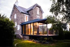 Agrandissement Vitre D Une Maison En Pierre Clohars Carnoet Extensions Atelier 1 1 Architecte D Maison En Pierre Extension Maison Agrandissement Maison