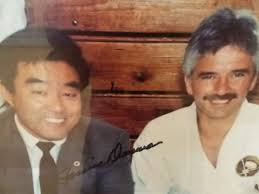 Meeting my karate sensei in Redwood City California