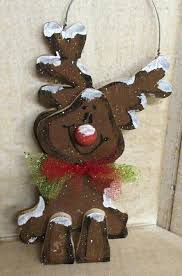 Cute Reindeer Wood Craft Christmas Wood Christmas Crafts Christmas Wood Crafts