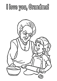 Make a special coloring page for your grandma or grandpa. Coloring Pages Grandparents Day Coloring Pages