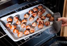 Let the nuts continue roasting, stirring occasionally, for another five or so minutes. 4 Simple Steps To Roast Chestnuts In The Oven Health Essentials From Cleveland Clinic