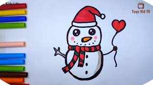 Maybe you would like to learn more about one of these? How To Draw A Kawaii Christmas Snowman For Kids Kids Life Video Dailymotion
