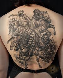 We're confident that scd works for most people. Four Horsemen Of The Apocolypse By Jin O Tattoonow
