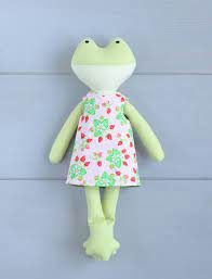 Pdf Frog Sewing Pattern Tutorial Diy Animal Rag Doll Soft Etsy Frog Doll Rag Doll Pattern Diy Doll