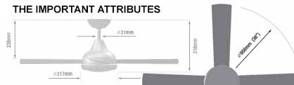Ceiling fan sizes are determined by the diameter of the fan blades. Ceiling Fan Blades It S Not Just Size That Counts