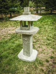 Build Custom Molds To Pour A Concrete Japanese Lantern Make Japanese Garden Lanterns Japanese Stone Lanterns Japanese Garden Design